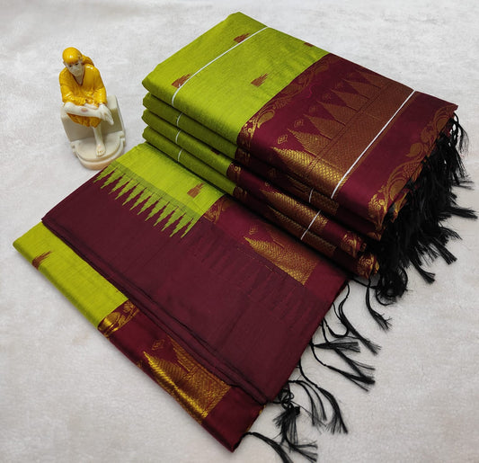 Autumn Mist Saree